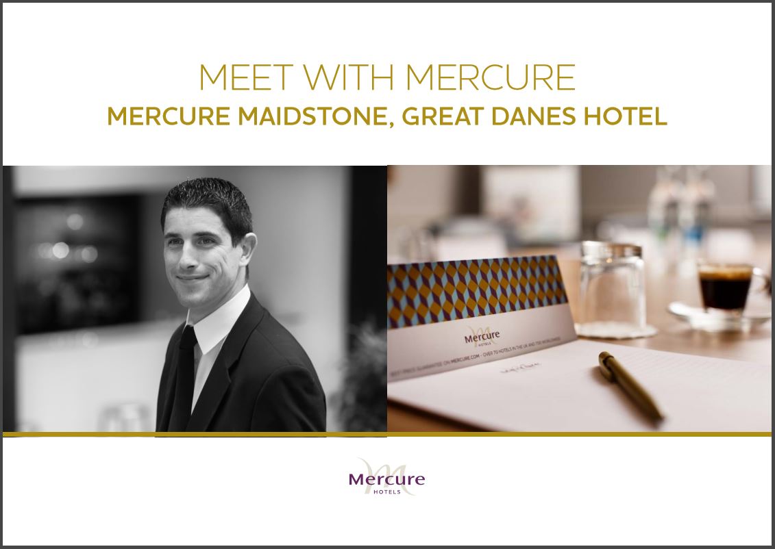 Cover of the meetings brochure for mercure maidstone great danes hotel