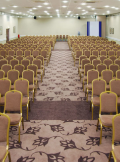 Chairs ready for a meeting in the Heart of Kent room