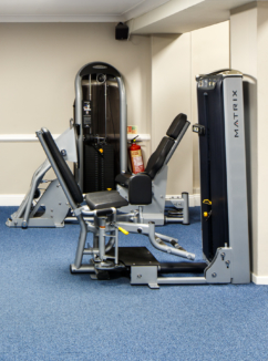 The weights room and equipment at mercure maindstone great danes hotel feel good health club