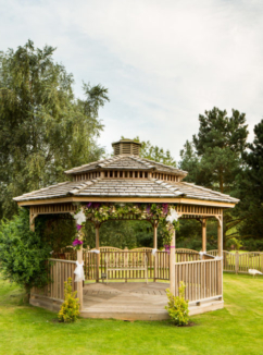 The gazebo at Mercure Maidstone Great Danes Hotel
