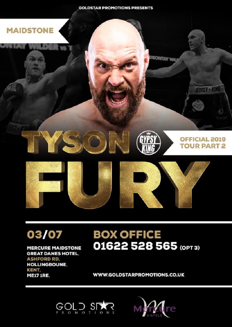 The true heavyweight champion of the world Tyson Fury, Wednesday 3rd