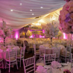 Asian Wedding room set up at Mercure Maidstone Great Danes Hotel